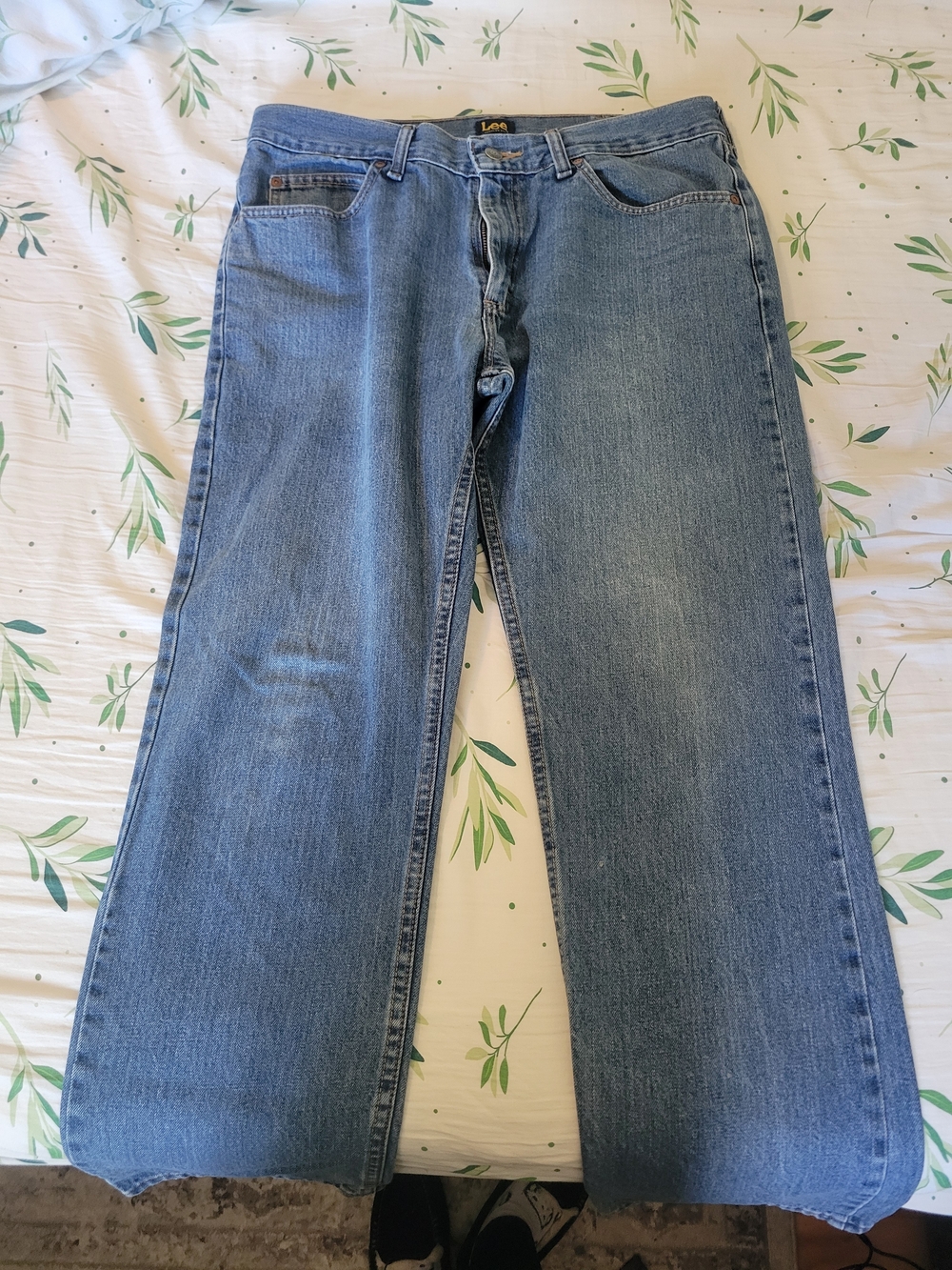 Lee Men's Light Wash Straight Jeans - 34x30